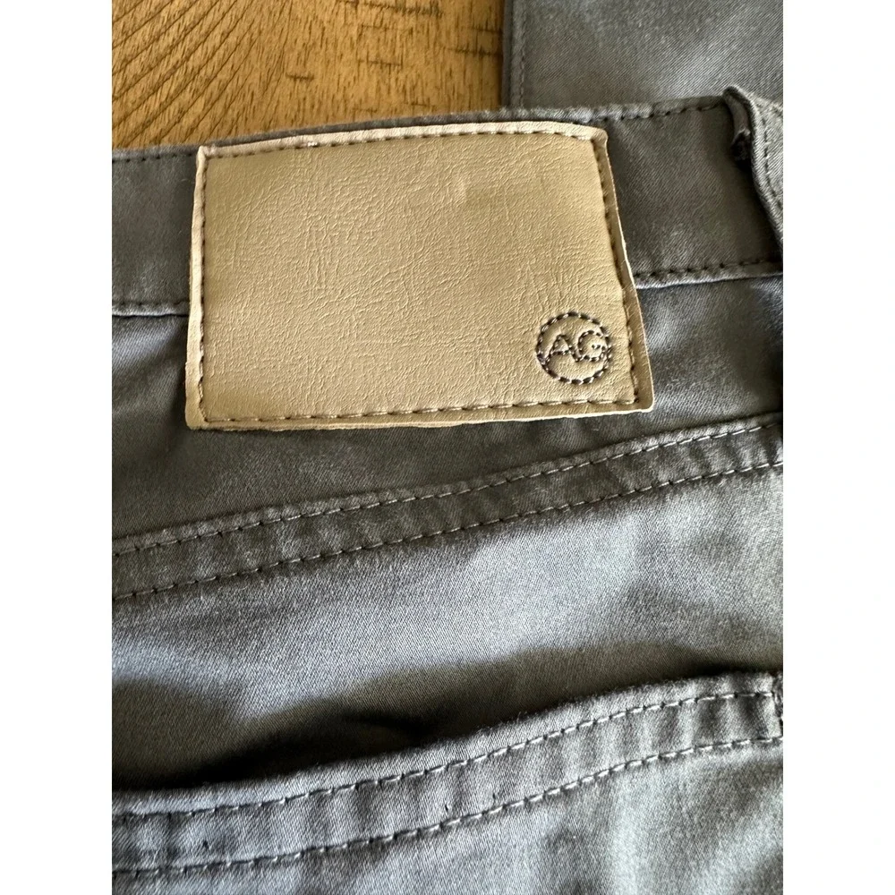 AG Adriano Goldschmied Tellis Modern Slim Gray Pants Chino 33x34